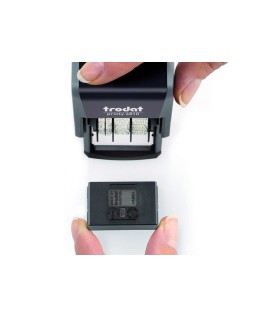 Fechador trodat printy entintaje automatico 3,8 mm color negro
