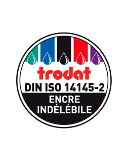 Fechador trodat printy entintaje automatico 3,8 mm color negro