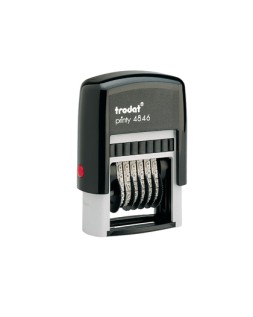 Numerador trodat manual 6 bandas 4 mm