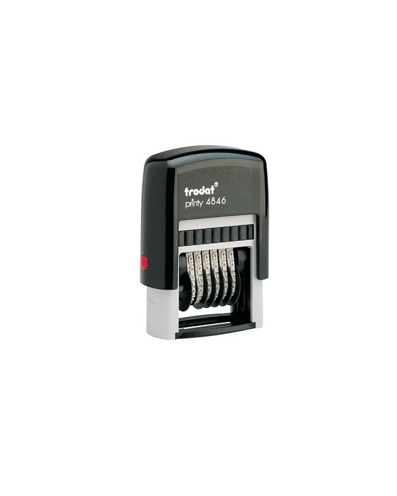 Numerador trodat manual 6 bandas 4 mm