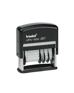 Formulario trodat con fechador 12 textos entintaje automatico 4 mm