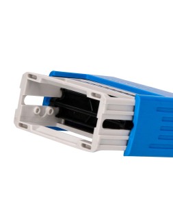 Sello entintado automatico q-connect contabilizado almohadilla 14x38 mm color azul