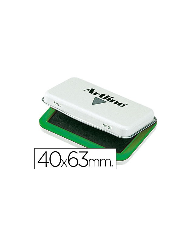 Tampon artline nº00 verde 40x63 mm