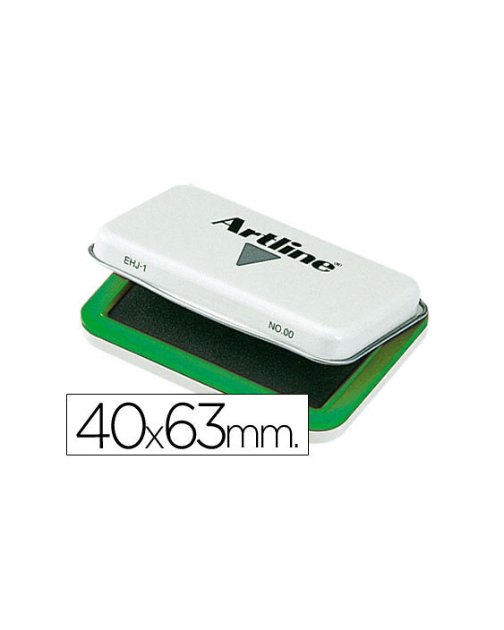 Tampon artline nº00 verde 40x63 mm