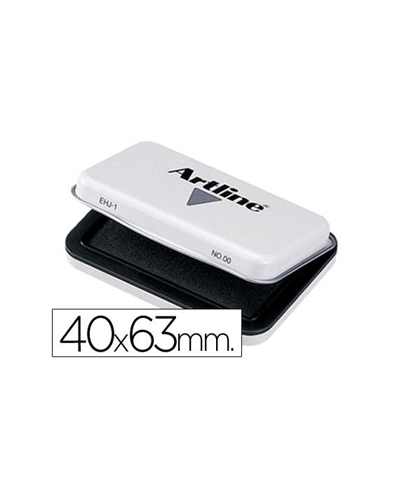 Tampon artline nº00 negro 40x63 mm