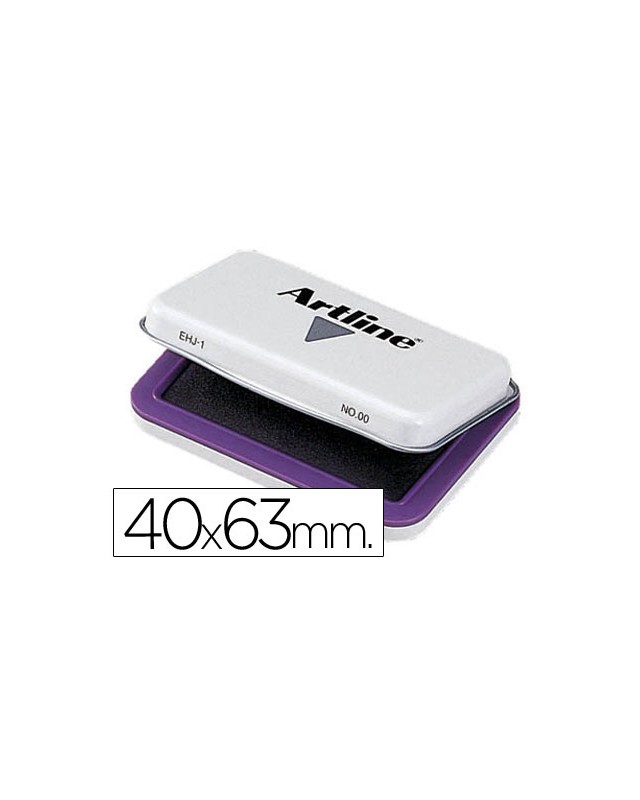 Tampon artline nº00 violeta 40x63 mm