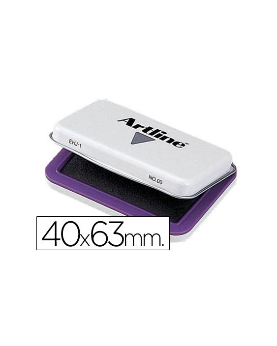 Tampon artline nº00 violeta 40x63 mm