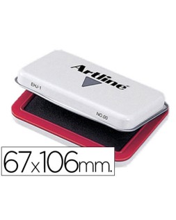 Tampon artline nº1 rojo 67x106 mm