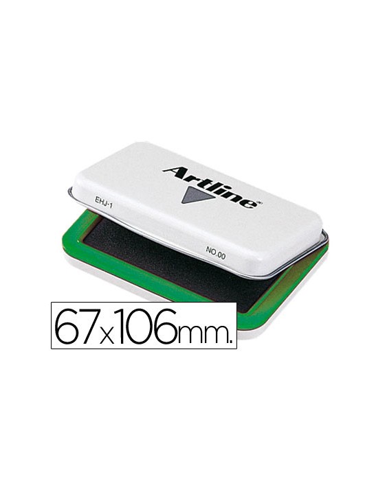 Tampon artline nº1 verde 67x106 mm