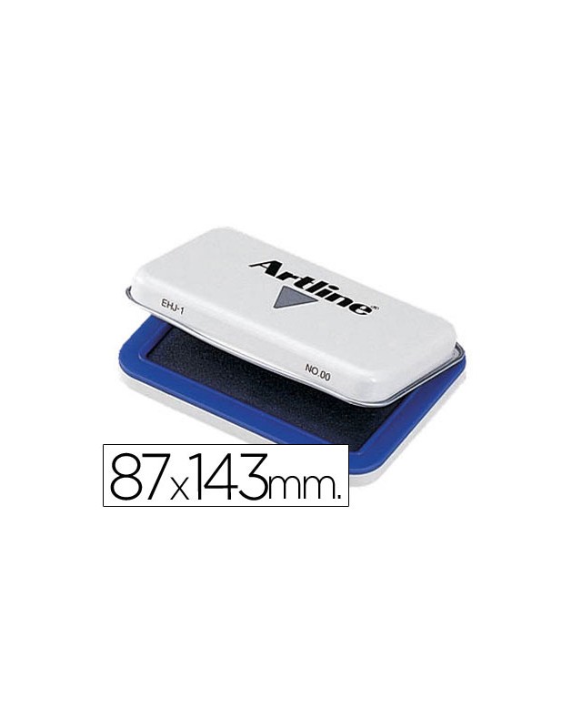 Tampon artline nº2 azul 87x143 mm
