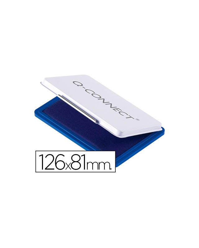 Tampon q-connect nº1 126x81 mm azul