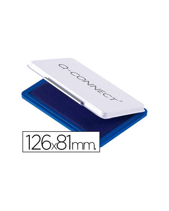 Tampon q-connect nº1 126x81 mm azul