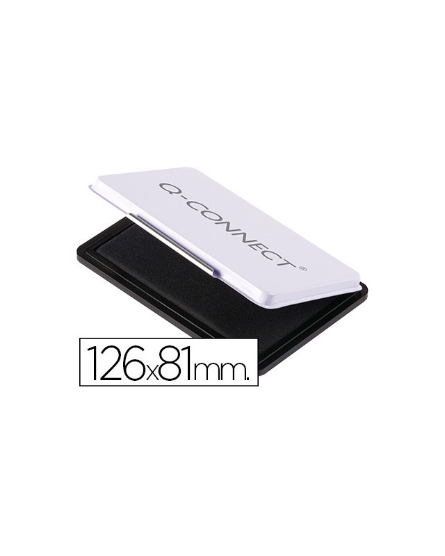 Tampon q-connect nº1 126x81 mm negro