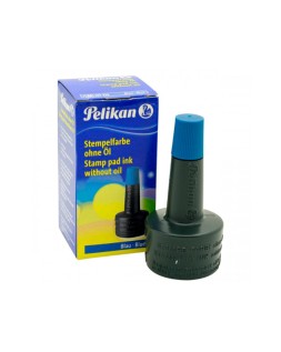 Tinta tampon pelikan azul bote 28 ml