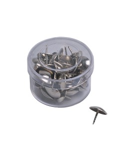 Chincheta liderpapel niquelada caja de 100 unidades