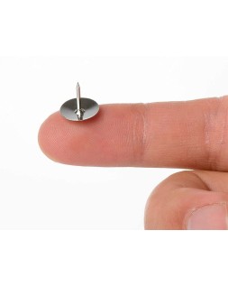 Chincheta liderpapel niquelada caja de 100 unidades