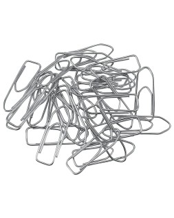 Clips niquelados q-connect nº4 50 mm caja de 100 unidades