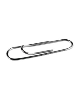 Clips niquelados q-connect nº1 20 mm caja de 100 unidades