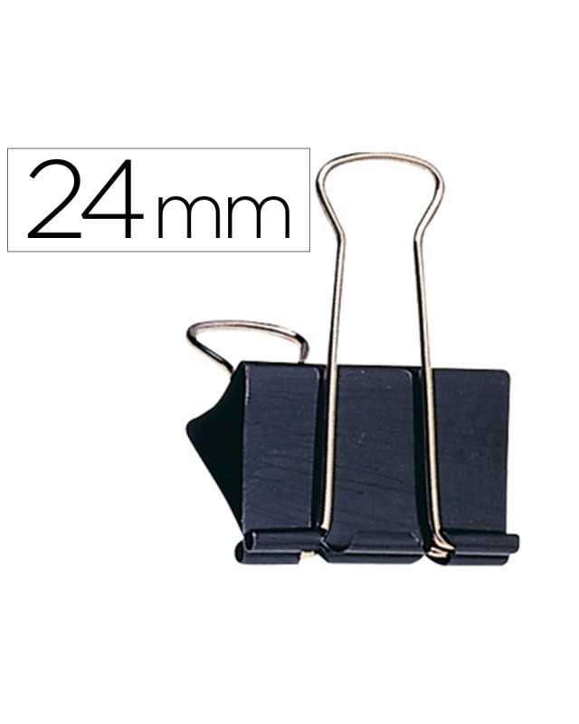 Pinza metalica q-connect reversible n.2 24 mm caja de 10 unidades