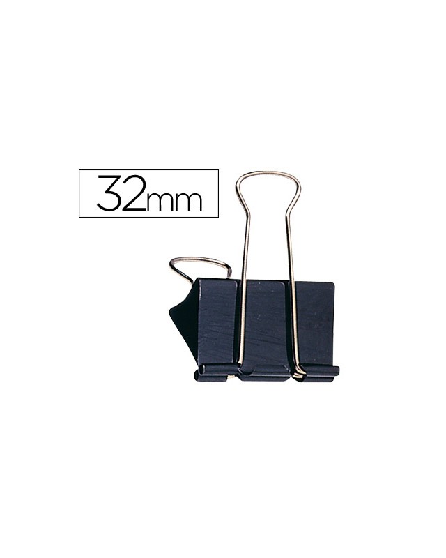 Pinza metalica q-connect reversible n.3 32 mm caja de 10 unidades