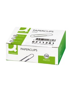 Clips zinc q-connect n 4 labiados 50 mm caja de 100 unidades