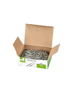 Clips zinc q-connect n 4 labiados 50 mm caja de 100 unidades
