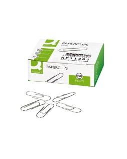 Clips zinc q-connect n 4 labiados 50 mm caja de 100 unidades
