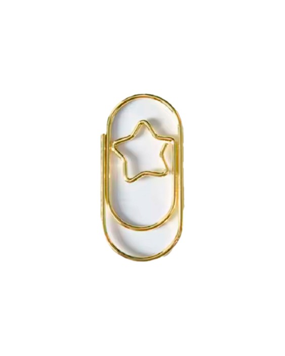 Clips imaginovo 28 mm forma estrella en blister de 10 unidades