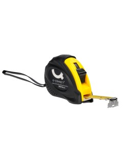 Flexometro q-connect con freno material antichoque 19 mm de ancho longitud 5 m