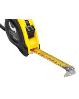 Flexometro q-connect con freno material antichoque 19 mm de ancho longitud 5 m