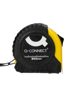 Flexometro q-connect con freno material antichoque 25 mm de ancho longitud 8 m