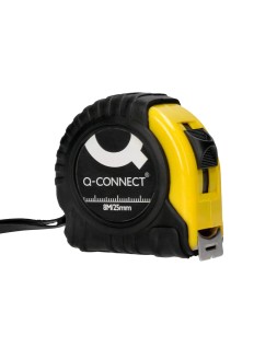Flexometro q-connect con freno material antichoque 25 mm de ancho longitud 8 m