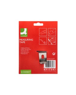 Flexometro q-connect con freno material antichoque 25 mm de ancho longitud 8 m