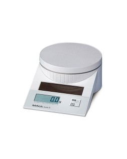 Bascula de precision maul tronic solar 5000 g apagado automatico color blanco 196x130x65 mm
