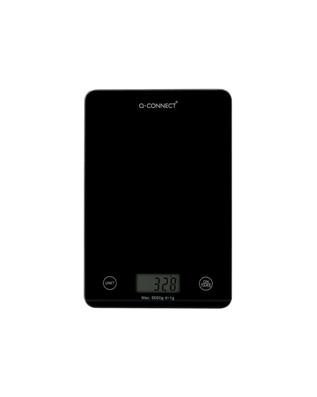 Bascula precision q-connect digital con pantalla lcd precision 1 g capacidad de 5 g a 5 kg 200x135x16 mm