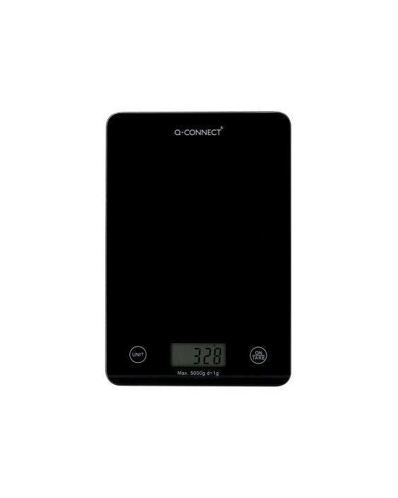 Bascula precision q-connect digital con pantalla lcd precision 1 g capacidad de 5 g a 5 kg 200x135x16 mm