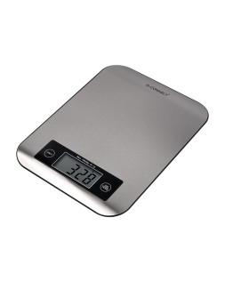 Bascula precision q-connect digital con pantalla lcd precision 1 g capacidad de 5 g a 10 kg 215x165x16 mm