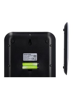 Bascula precision q-connect digital con pantalla lcd precision 1 g capacidad de 5 g a 10 kg 215x165x16 mm