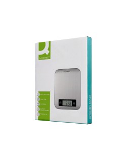 Bascula precision q-connect digital con pantalla lcd precision 1 g capacidad de 5 g a 10 kg 215x165x16 mm