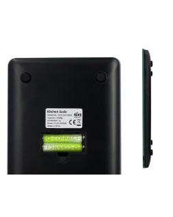 Bascula precision q-connect digital con pantalla lcd precision 1 g capacidad de 5 g a 15 kg 240x170x17,5 mm