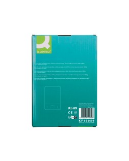 Bascula precision q-connect digital con pantalla lcd precision 1 g capacidad de 5 g a 15 kg 240x170x17,5 mm