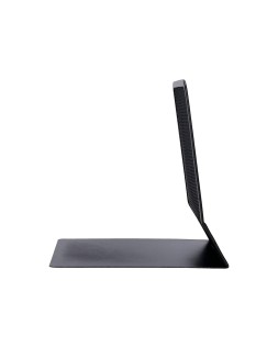 Apoyalibros metalico q-connect kf15098 rejilla negro juego 165x152x135 mm