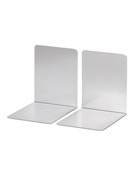 Apoyalibros metalico maul aluminio 100x80x100 mm juego