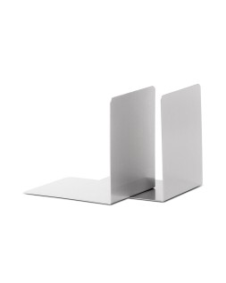Apoyalibros metalico maul aluminio 100x80x100 mm juego