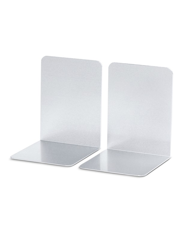 Apoyalibros metalico maul aluminio 100x100x130 mm juego