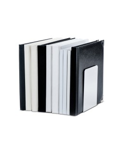 Apoyalibros metalico maul aluminio 100x100x130 mm juego