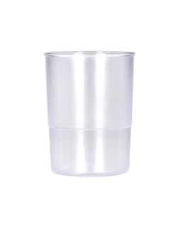 Cubilete portalapices q-connect transparente plastico diametro 75 mm alto 100 mm