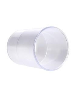 Cubilete portalapices q-connect transparente plastico diametro 75 mm alto 100 mm