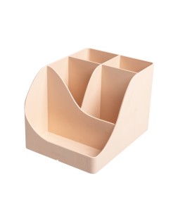 Cubilete portalapices exacompta skandi plastico reciclado color nude 155x119x109 mm