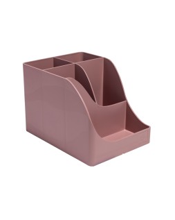 Cubilete portalapices exacompta skandi plastico reciclado color rosa viejo 155x119x109 mm